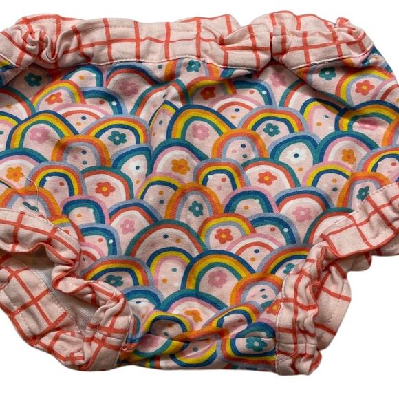NWT Miki Miette (Nordstrom) Bloomers Diaper Cover Double Rainbow Size 9‎ Months - Picture 1 of 3